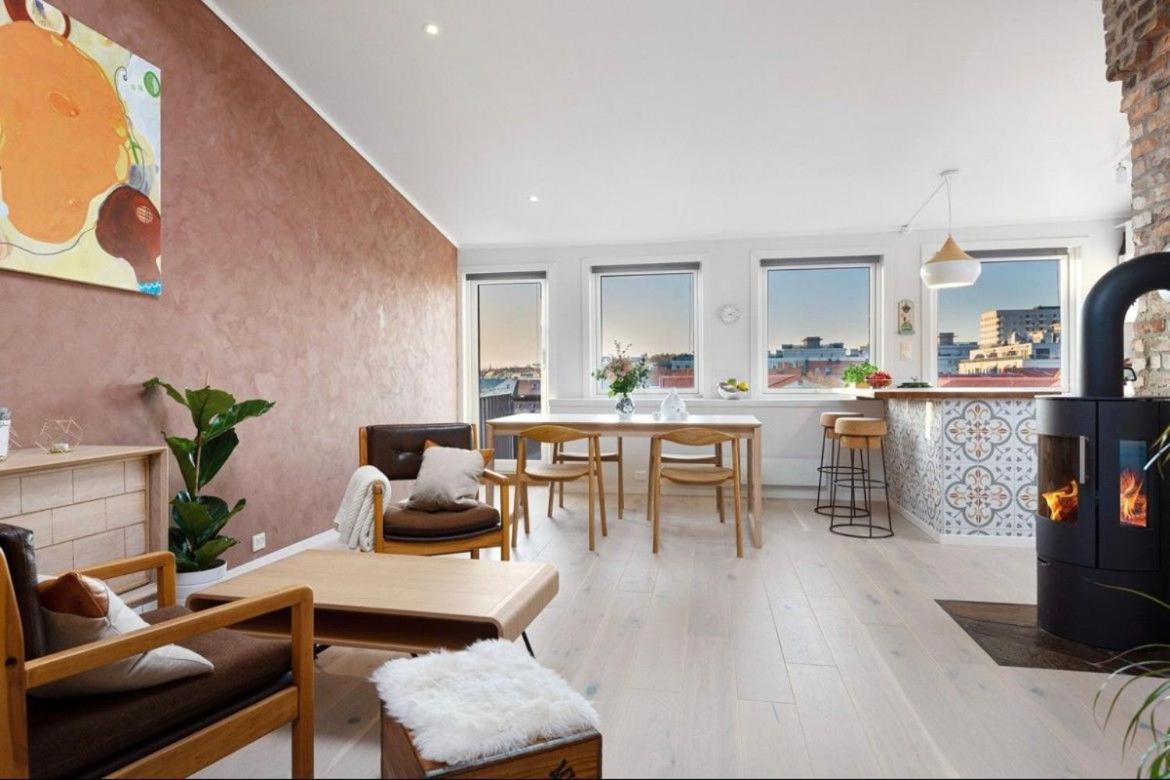 Penthouse In Oslo'S Hippest District Gruenerlokka Exterior foto